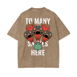 Not Enough Player Acid Wash Oversize T-Shirt Front/Back