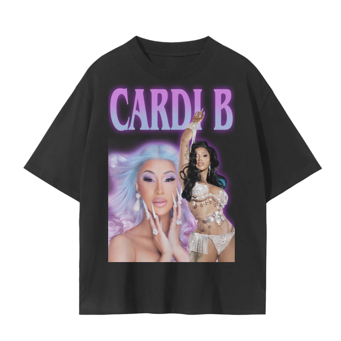 Cardi Drop Shoulder Seamless T-Shirt Heavy 6oz