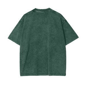 Billie Elish Acid Wash Oversize T-Shirt