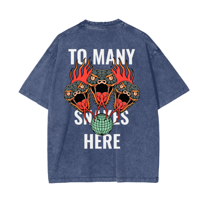 Acid Wash Oversize T-Shirt - 250 GSM