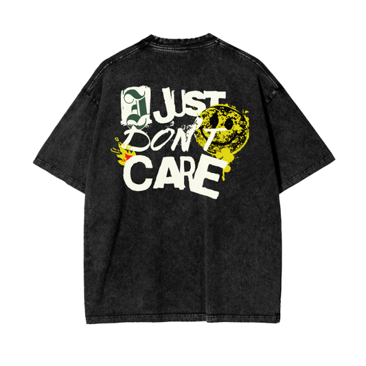 Lost Hustler Acid Wash Oversize T-Shirt Front/Back