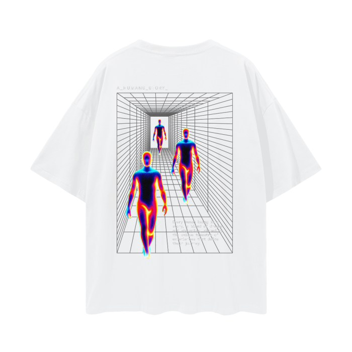 Gltich Oversize Deep Drop Shoulder Tee